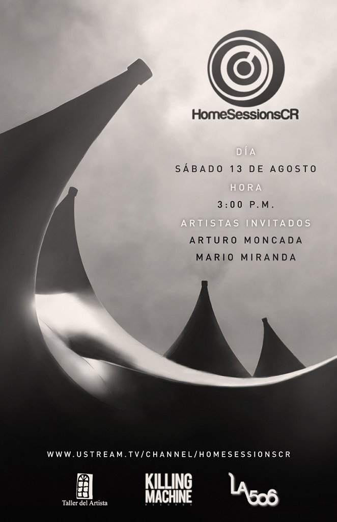 Homesessionscr presents Mario Miranda & Arturo Moncada - Página frontal