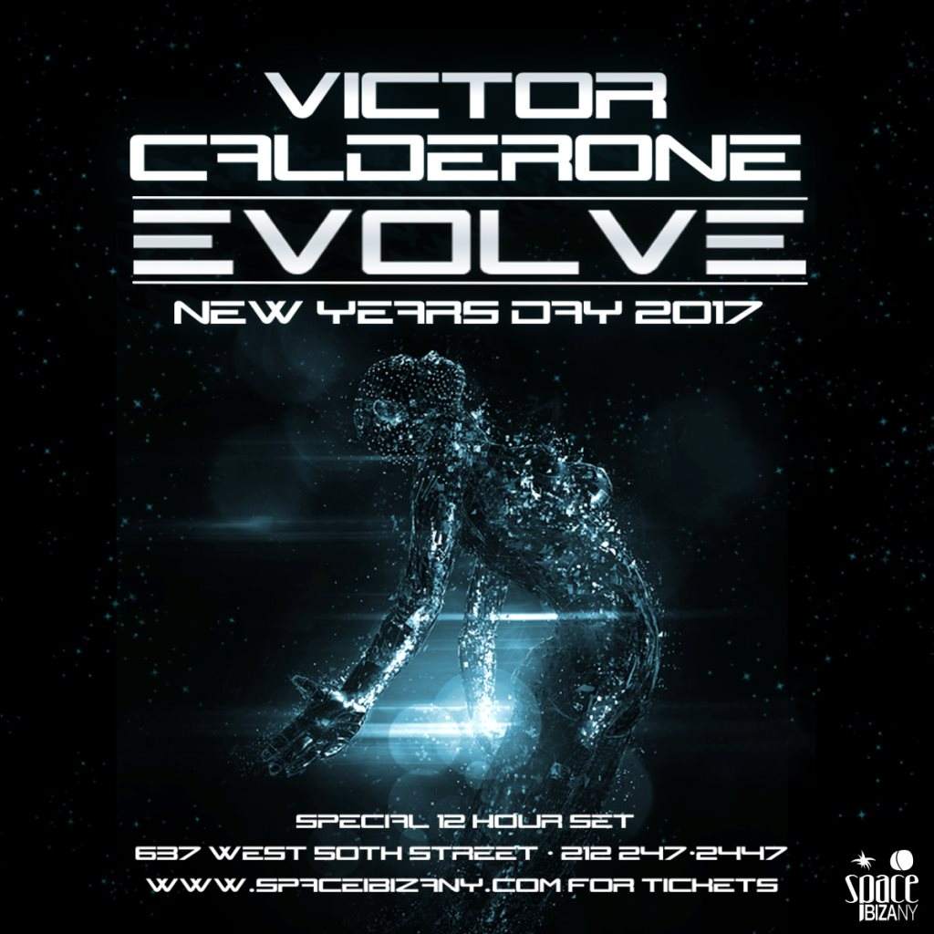 Victor Calderone presents 'Evolve' - New Years Day 2017 - Página frontal