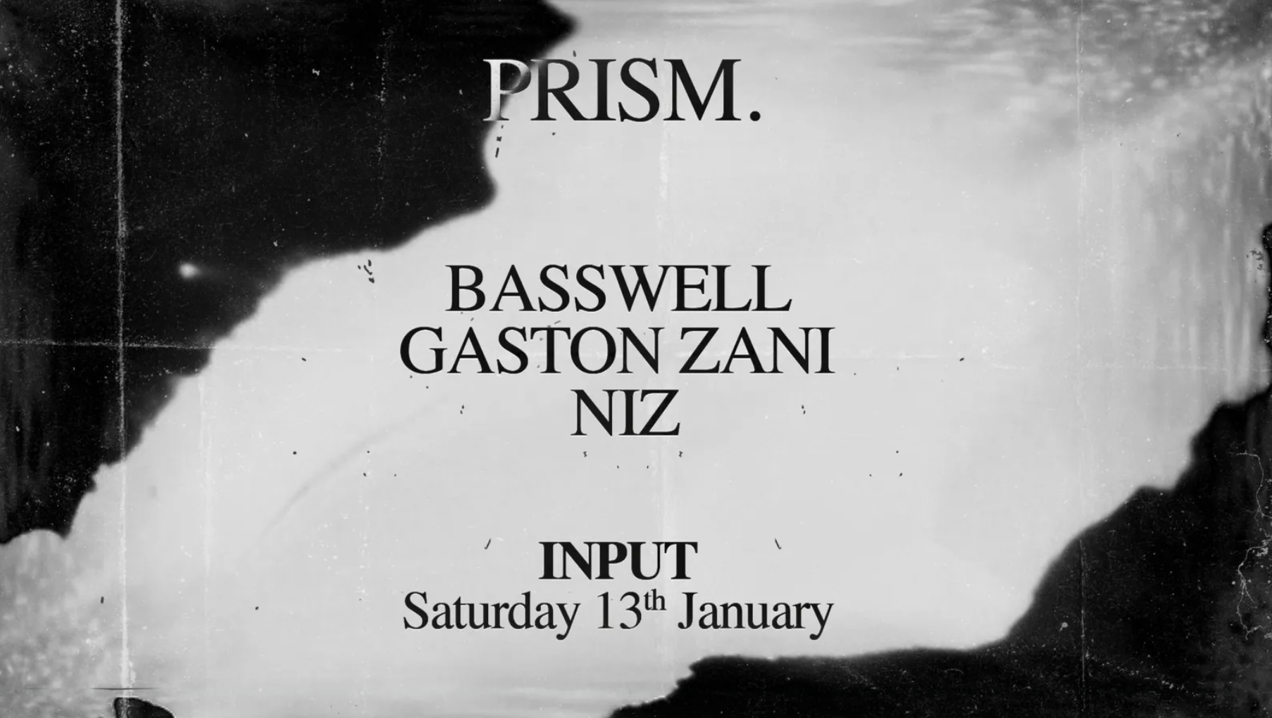 PRISM pres Basswell - フライヤー表
