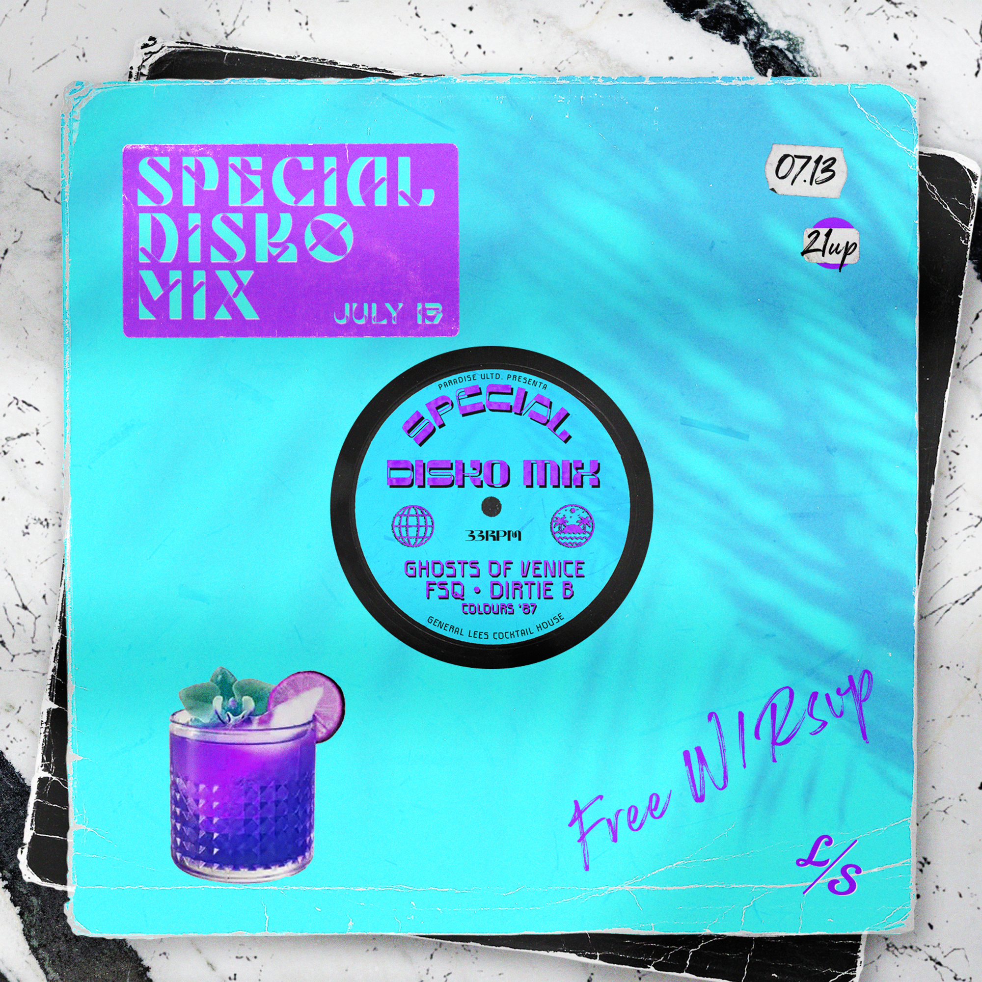 SPECIAL DISKO MIX feat. Ghosts Of Venice, FSQ, DIRTIE B - Página frontal