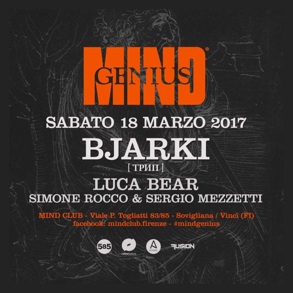 Genius with Bjarki / Luca Bear - Página trasera