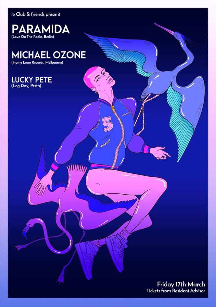 lé Club presents Paramida, Michael Ozone & Lucky Pete - Página frontal