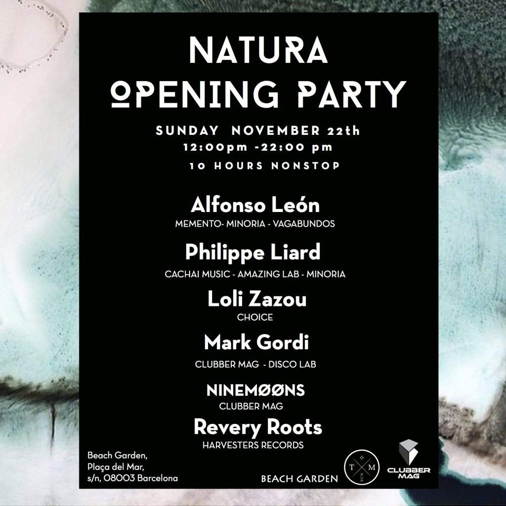Natura Opening Party - Página trasera