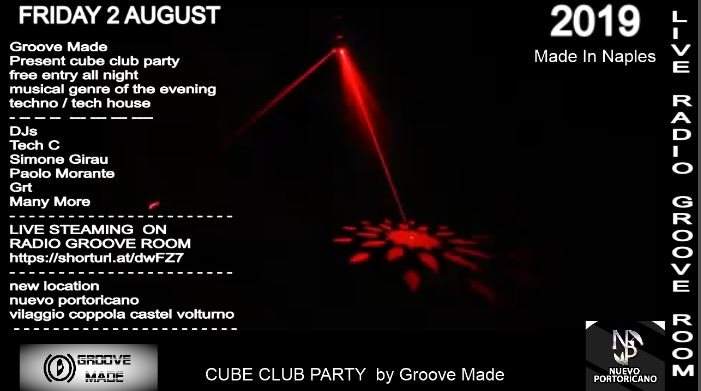 Groove Made present Cube Club Techno Party - Página frontal