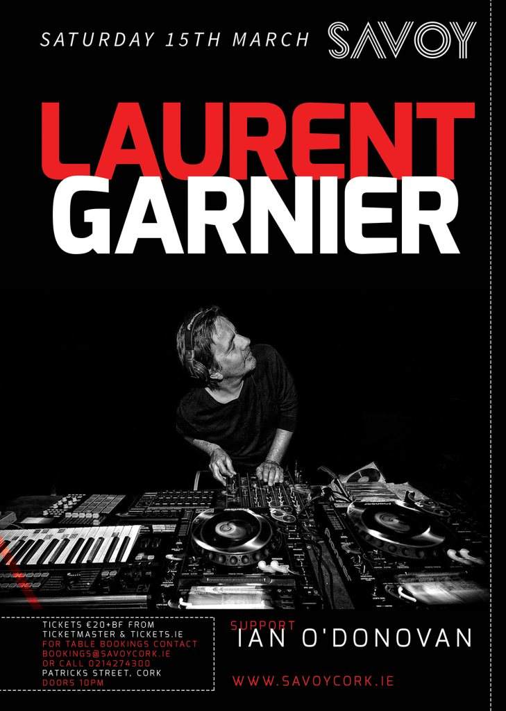 Laurent Garnier - フライヤー表