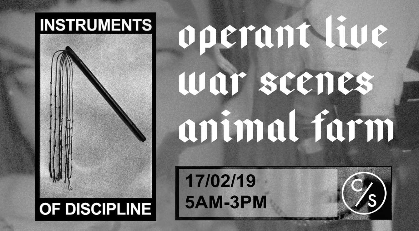 Jaded x Instruments Of Discipline: Operant Live & War Scenes - Página frontal