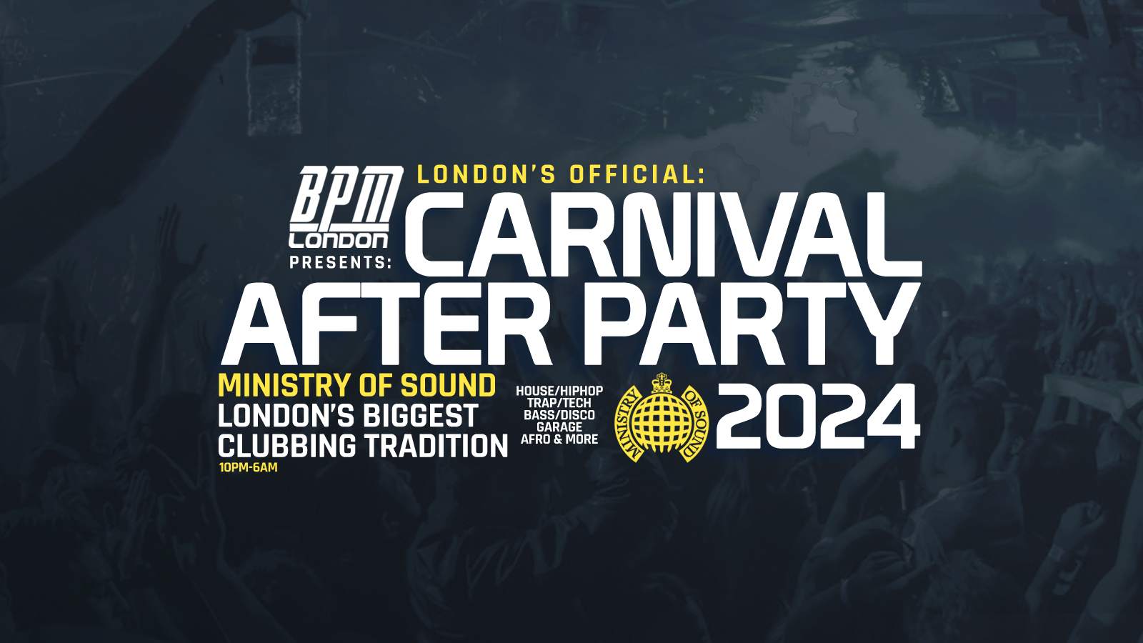 Official Ministry Of Sound Carnival After Party - Página frontal