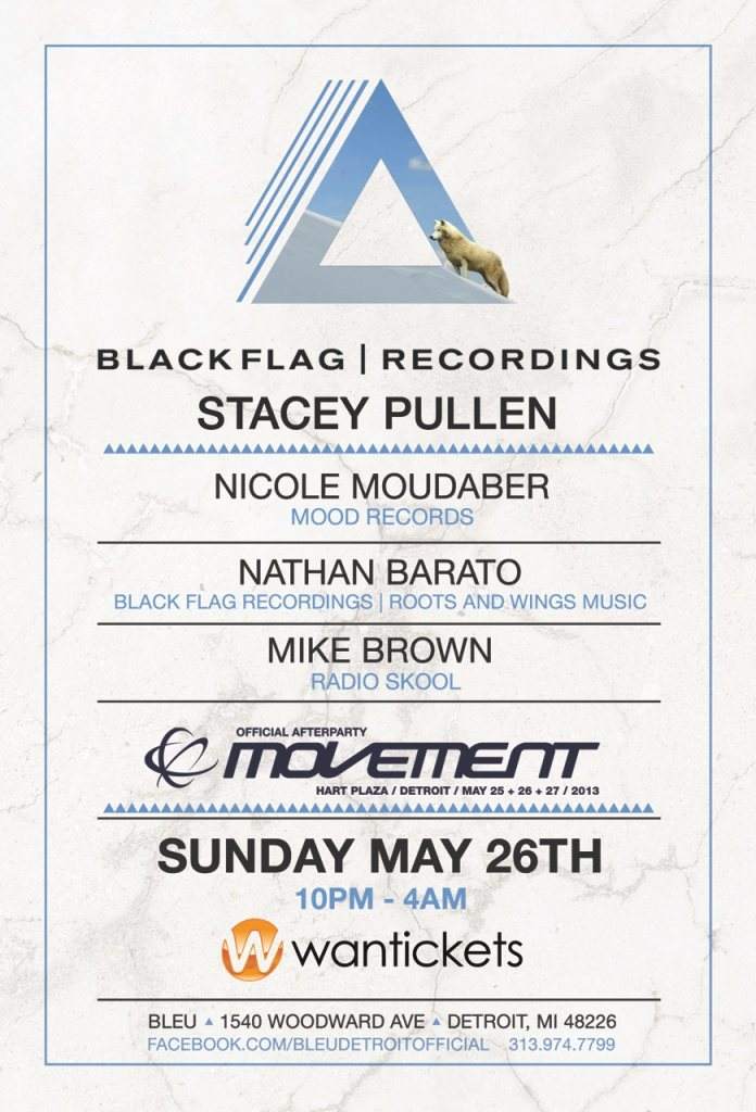 Movement Festival Afterparty Feat. Stacey Pullen - Nicole Moudaber - Nathan Barato - Página frontal
