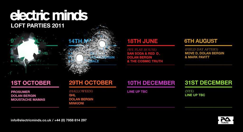 Electric Minds Loft Party - We Play House: San Soda, Red D - Página frontal