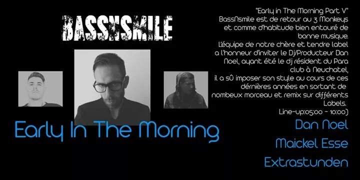 Bassnsmile present 'Early In The Morning' Part V - フライヤー裏