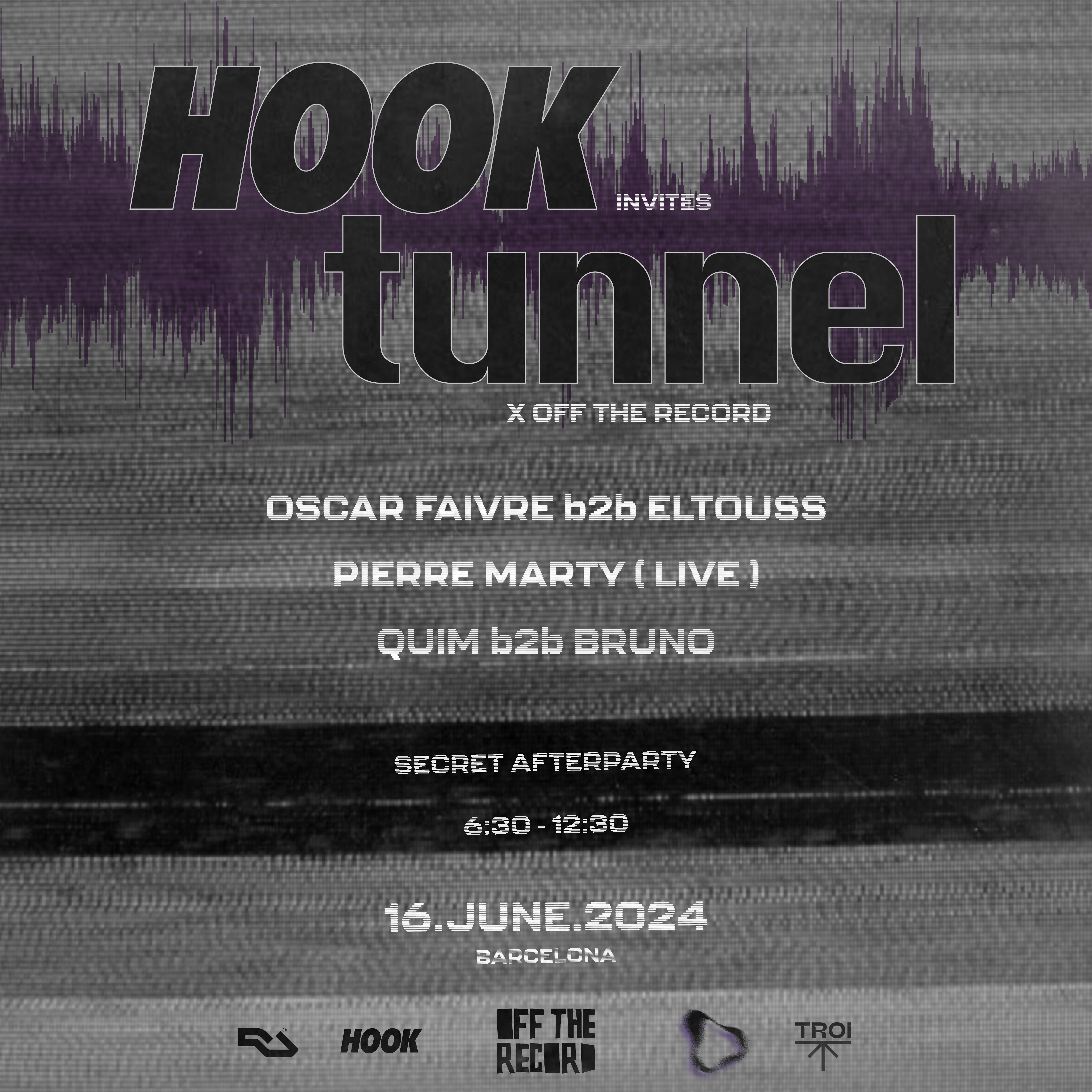 Hook invites Tunnel X OFF The Record - Página frontal