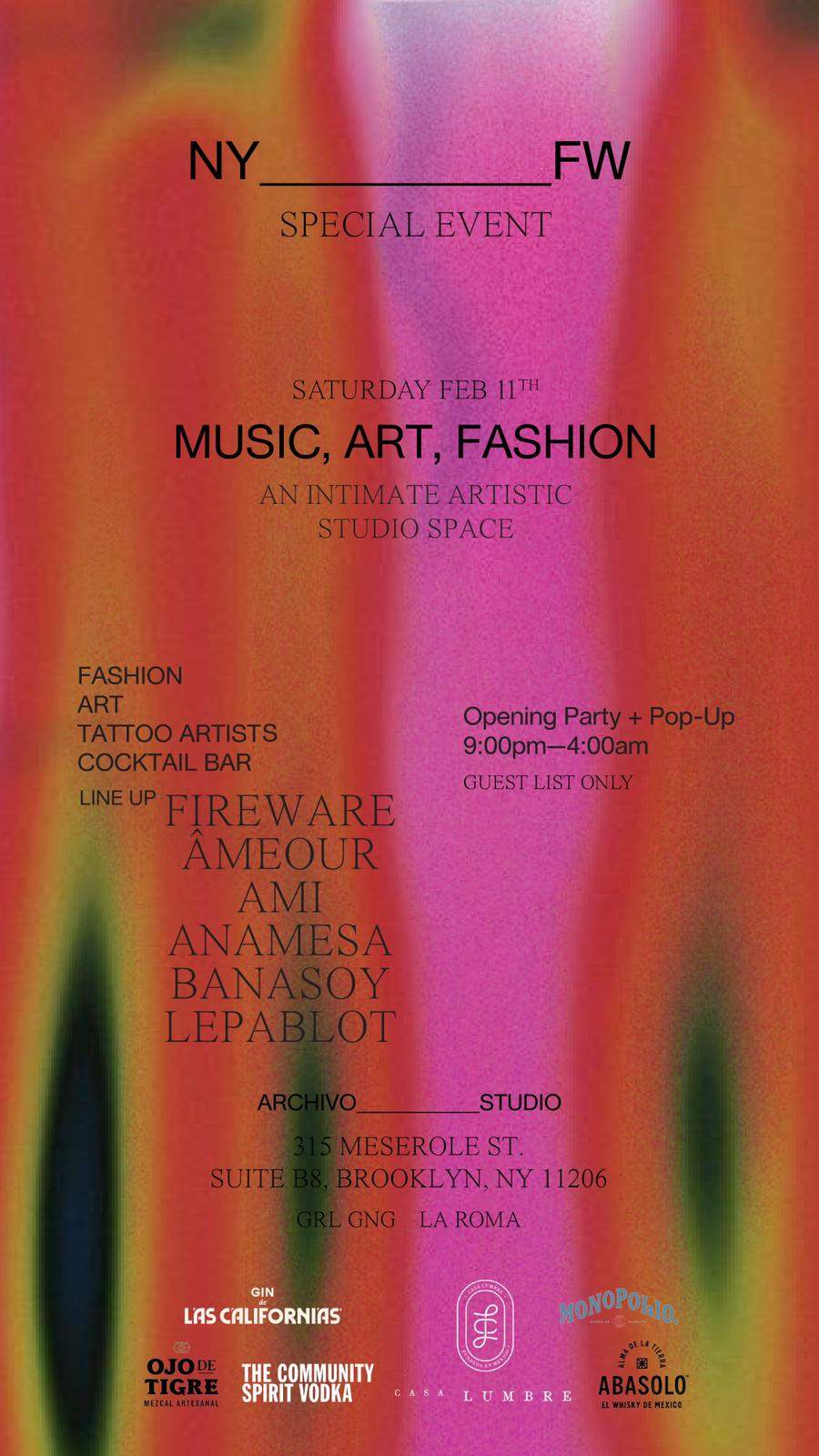 NY Fashion Week at TBA Bushwick, New York