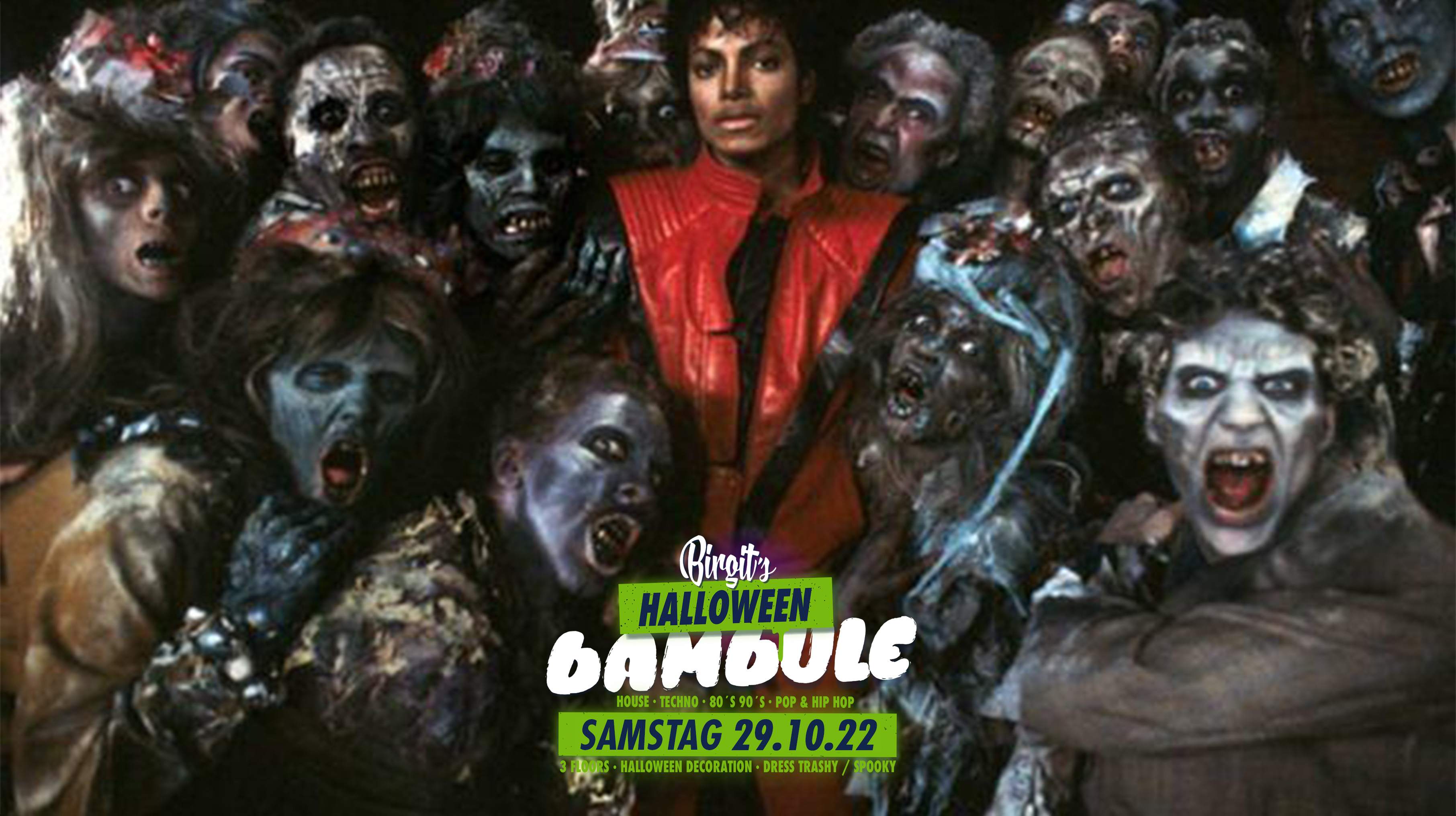 Birgit´s Halloween Bambule (House, Techno, 80s 90s, Pop & Hip Hop) - フライヤー裏