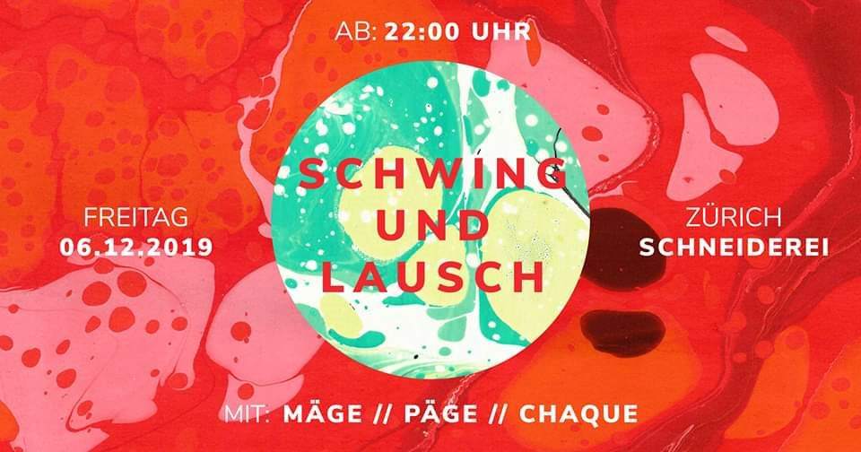 Schwing & Lausch - フライヤー表