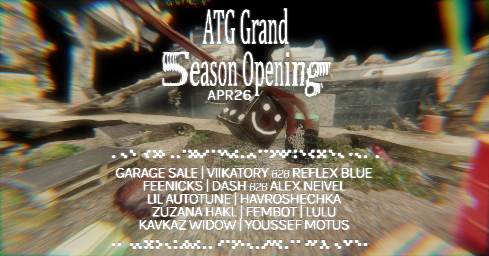 ATG Grand Season Opening - 𝐖𝐄𝐄𝐊𝐄𝐍𝐃𝐄𝐑 - フライヤー表