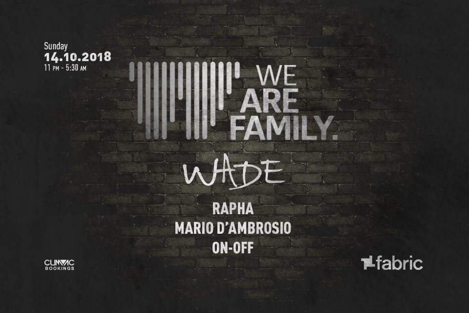 Sundays at fabric with We Are Family - Página frontal