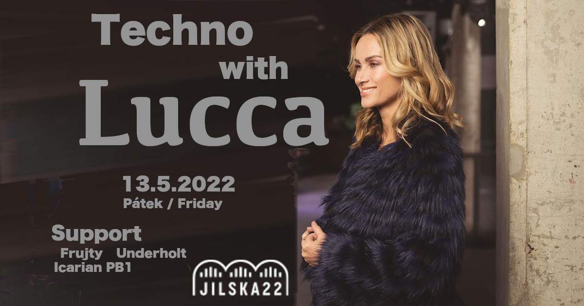 Techno w/Lucca - フライヤー表