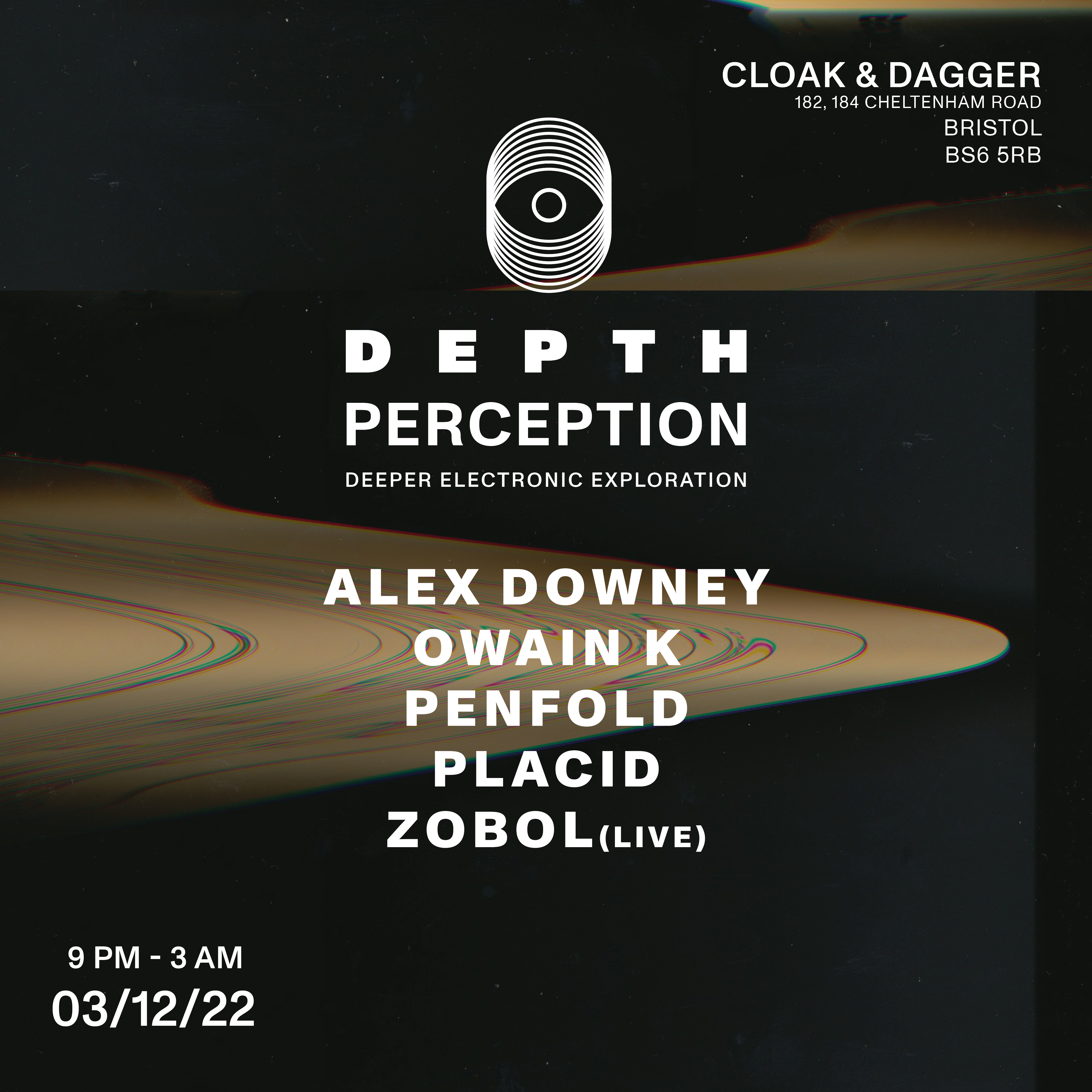 Depth Perception with Alex Downey & Zobol (live) - フライヤー表