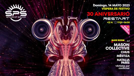 Space of Sound - 30 Aniversario - RESTART - フライヤー表