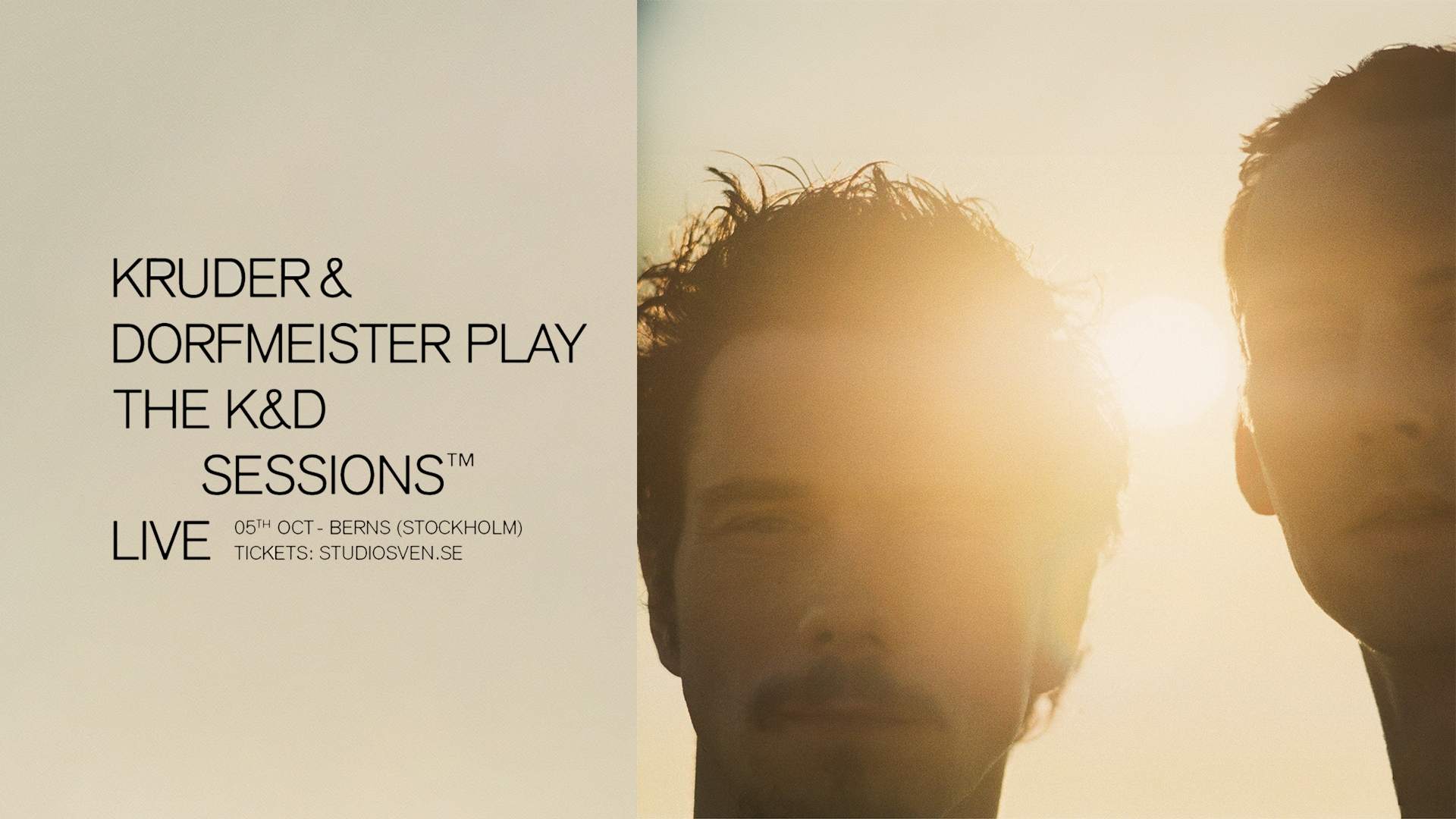 Kruder & Dorfmeister Play The K&D Sessions Live at Berns Salonger