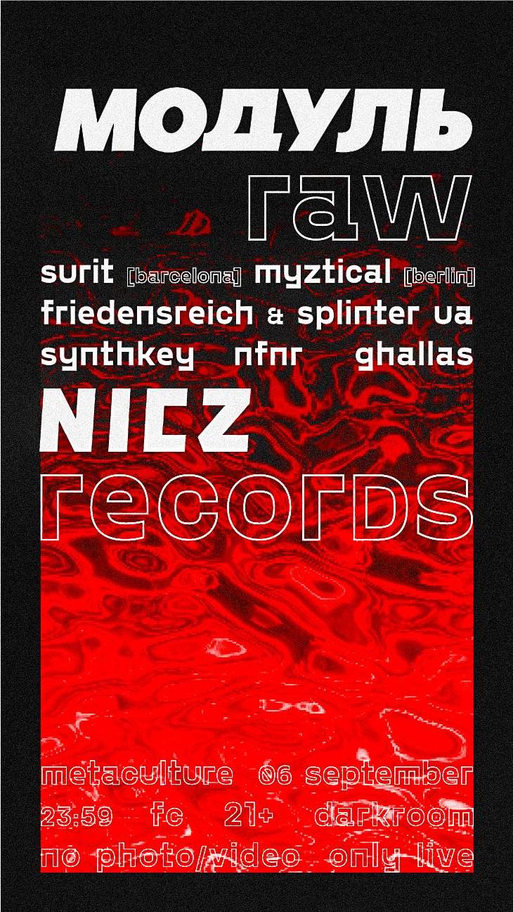 Модуль Raw x Nicz Records - Página trasera