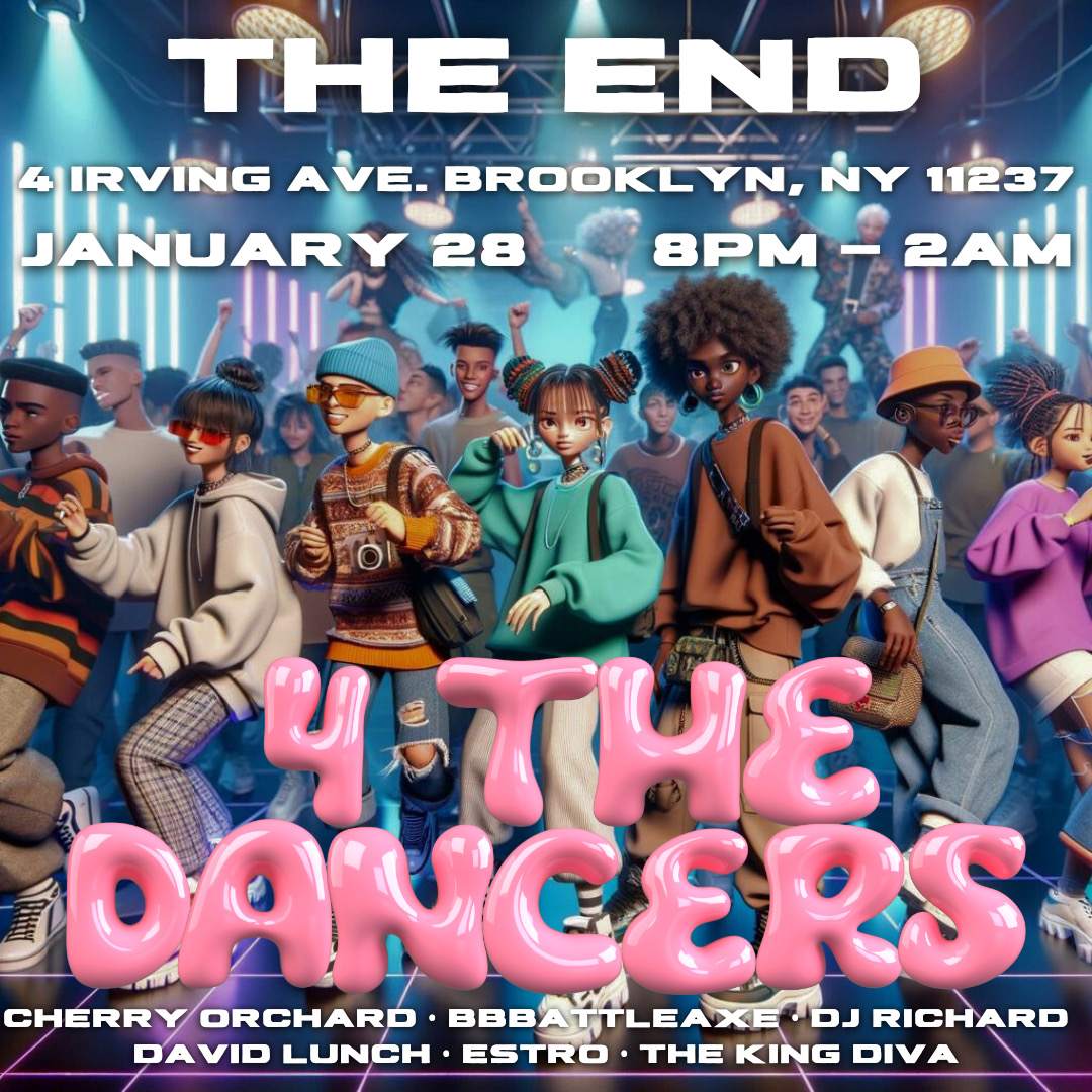 4 the dancers - フライヤー表