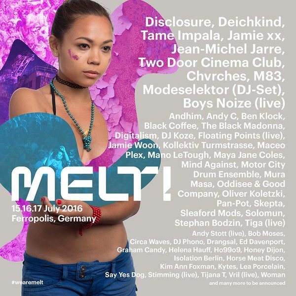 Melt! Festival 2016 - Day 1 - フライヤー表