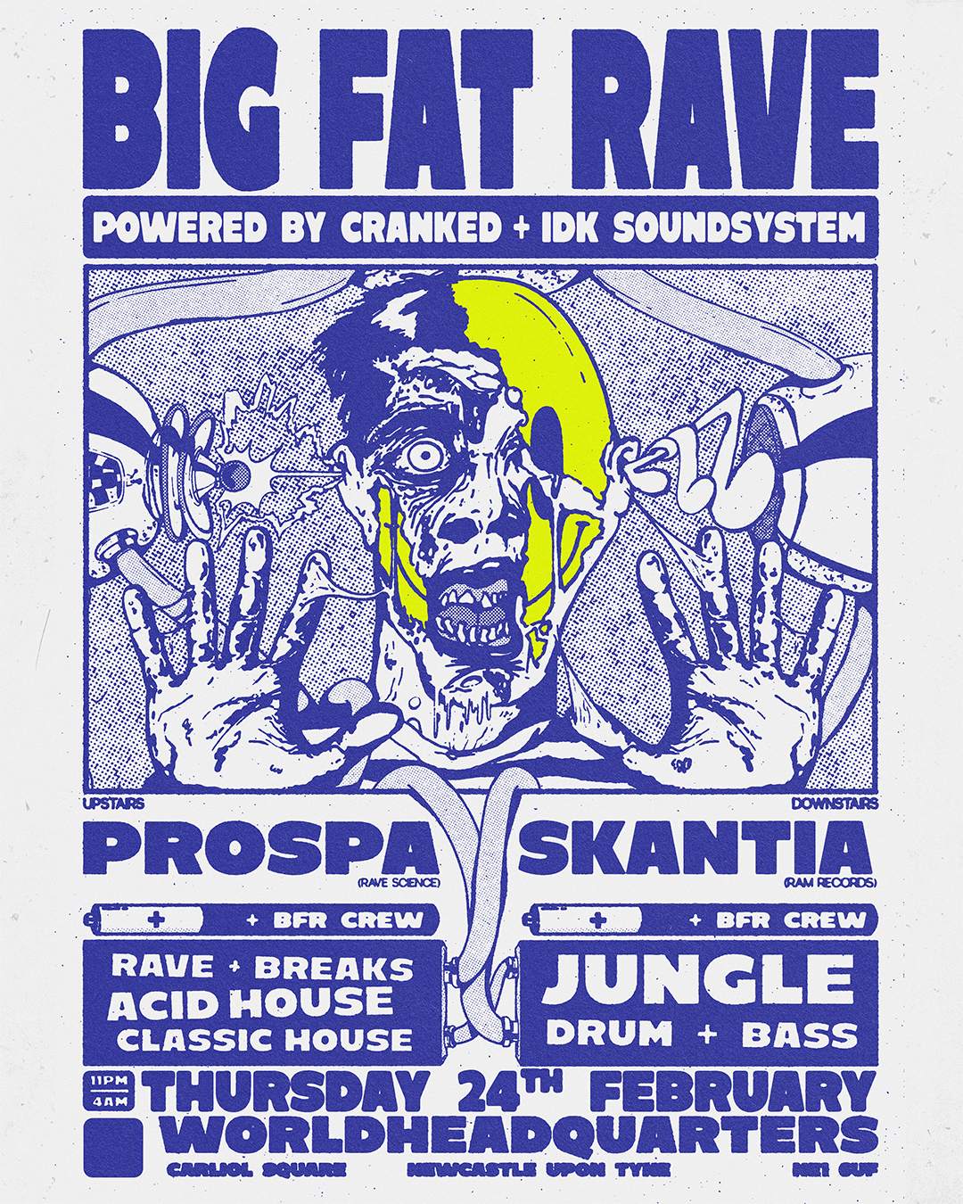Big Fat Rave - Prospa, Skantia, Cranked SoundSystem - Página frontal