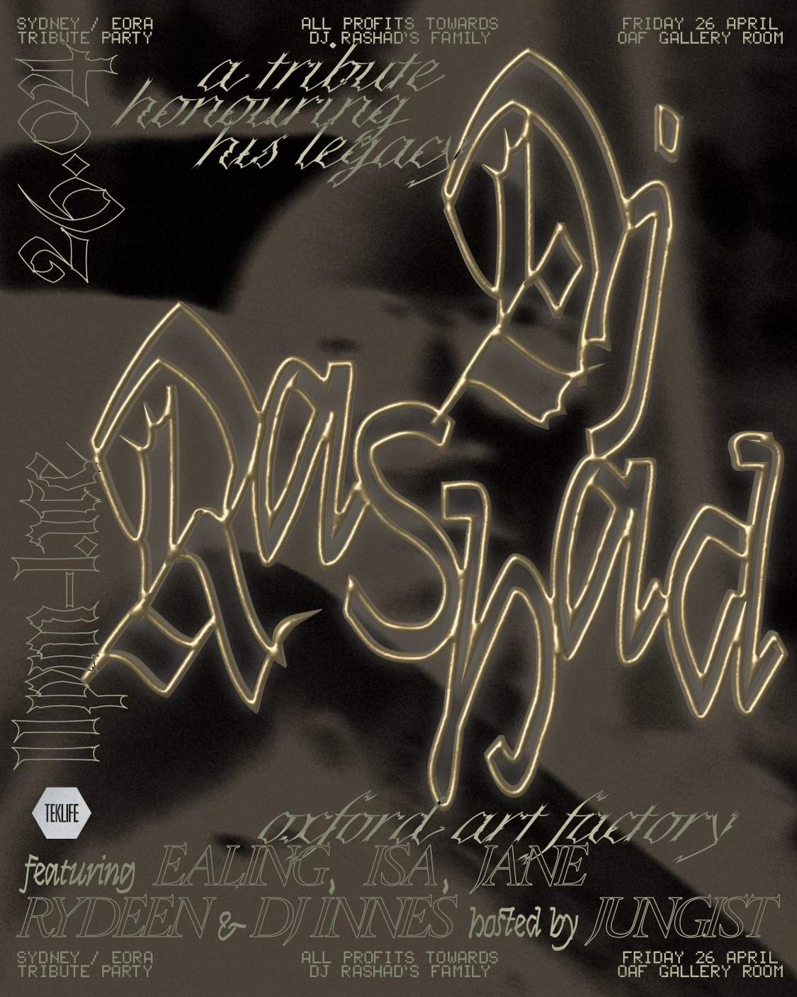 DJ Rashad - a tribute - Página frontal