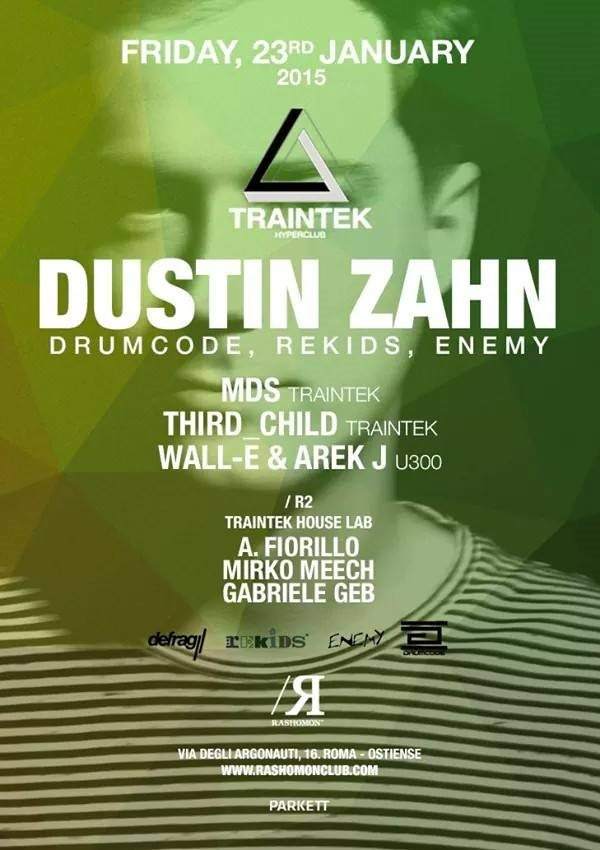 Traintek with Dustin Zahn and Many More - フライヤー表