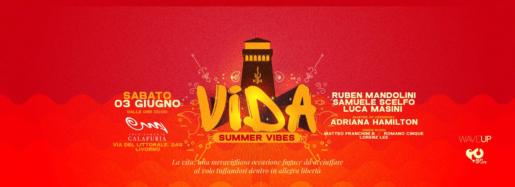 Vida Summer Vibes - week 2 - フライヤー表