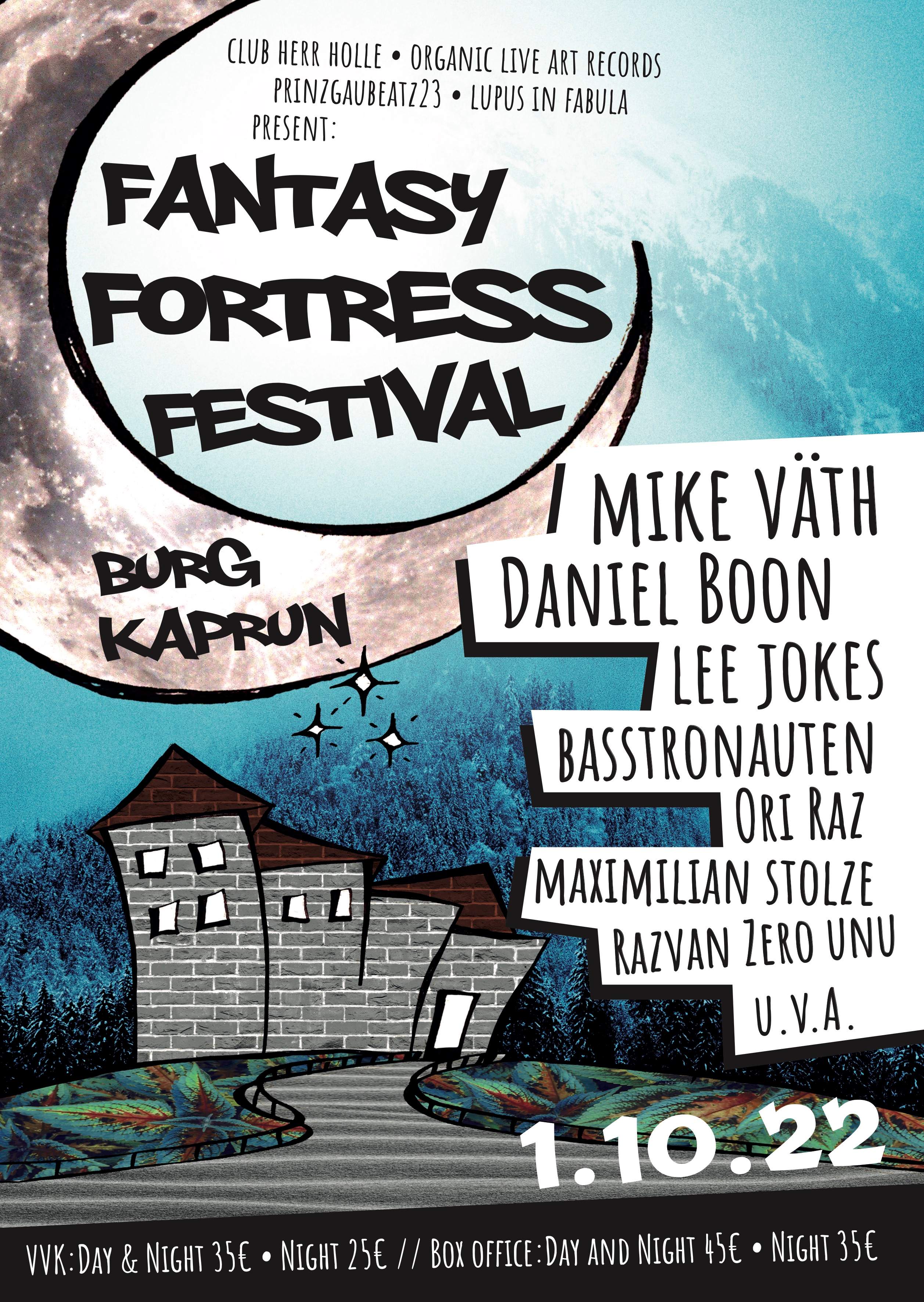 Fantasy Fortress Festival 1.0 - フライヤー表