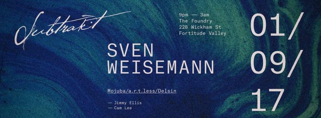 Subtrakt presents Sven Weisemann - Página frontal