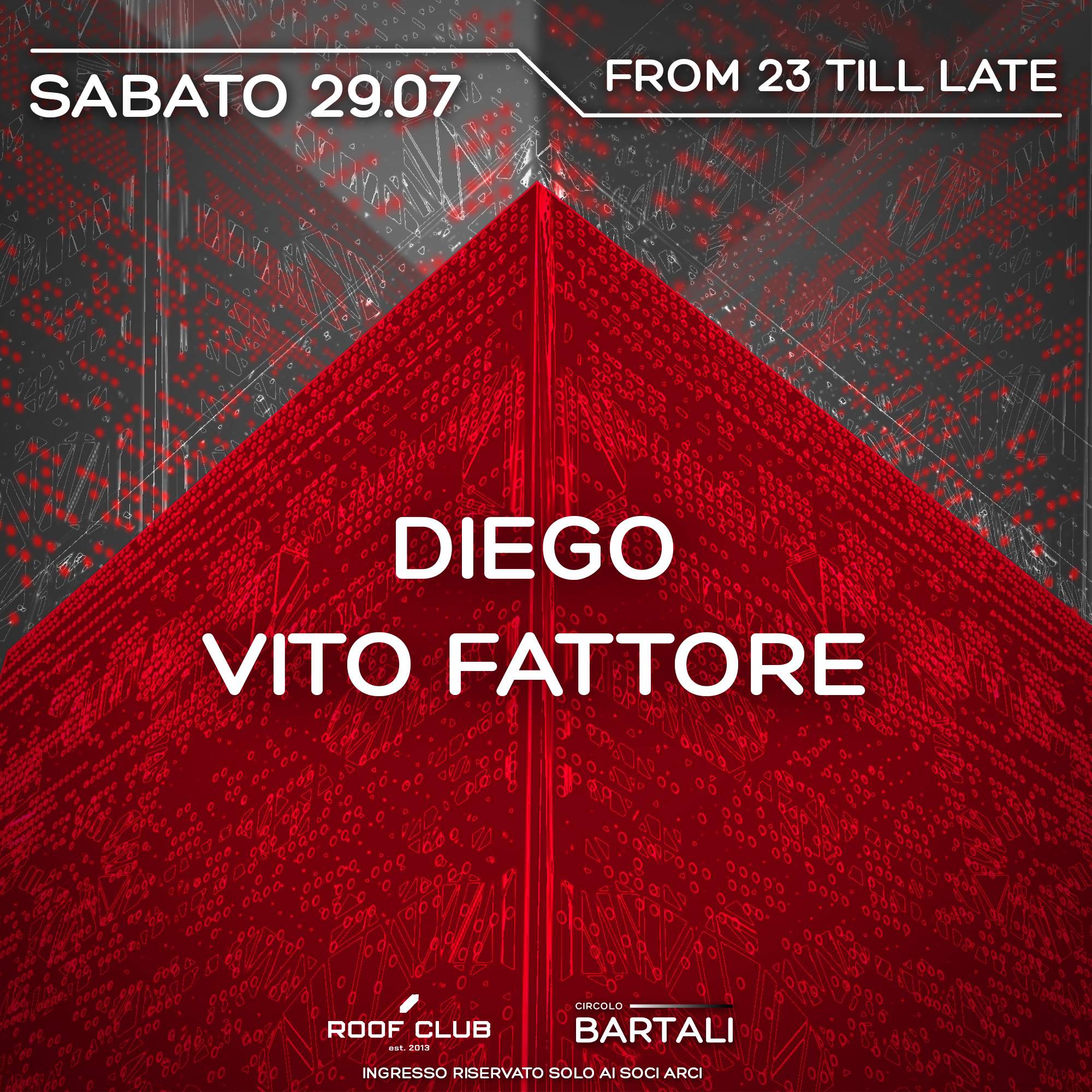 DIEGO // Vito Fattore - フライヤー表