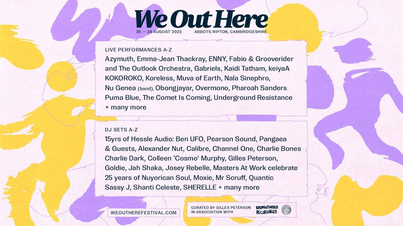 We Out Here Festival 2022 - フライヤー表