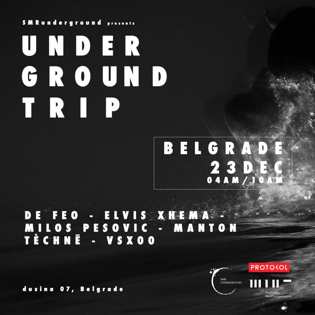 Underground Trip - Belgrade - フライヤー表