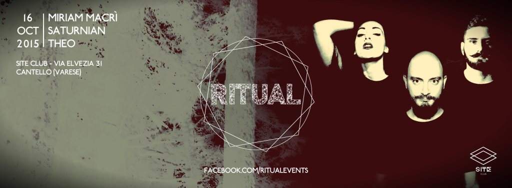Ritual: Miriam Macrì, Saturnian, Theo - Página frontal