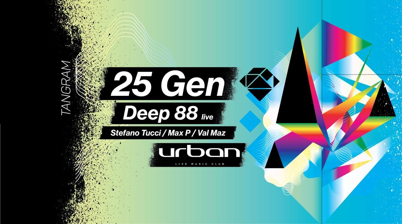 Tangram at Urban // Deep 88 Live - フライヤー表