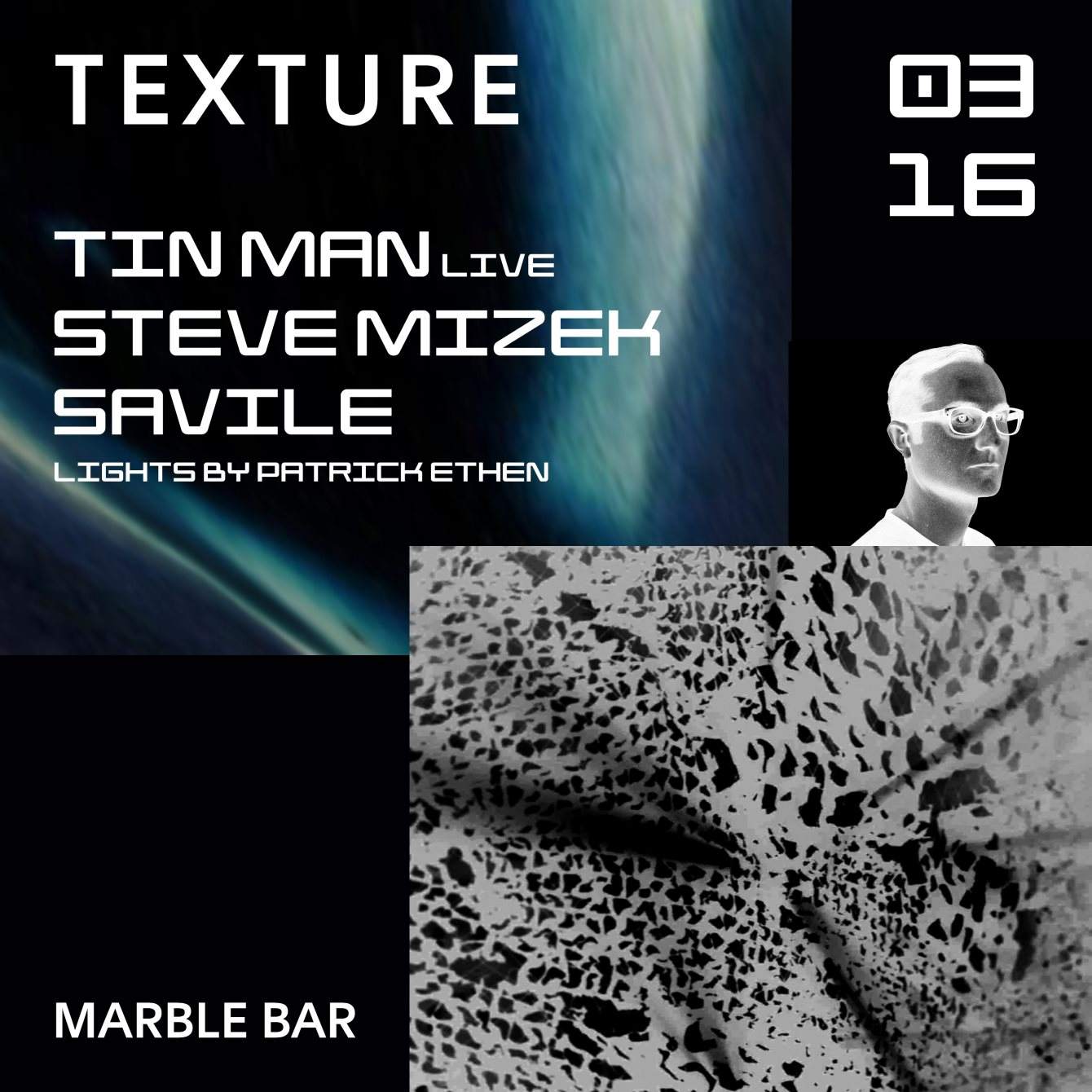 Texture with Tin Man (Live) / Steve Mizek & Savile - Página frontal