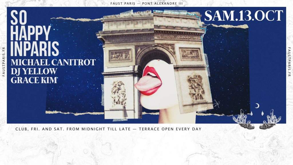 So Happy In Paris: Michael Canitrot, Yellow, Grace Kim - Página frontal