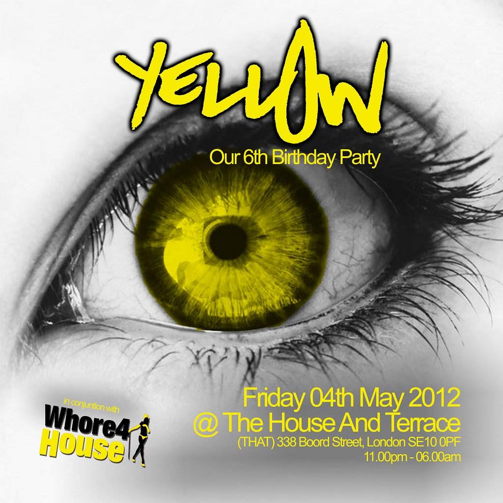 'Yellow' 6th Birthday Party - Página frontal