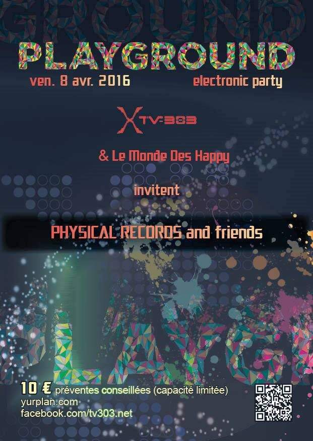 Playground Electronic Party - Página frontal