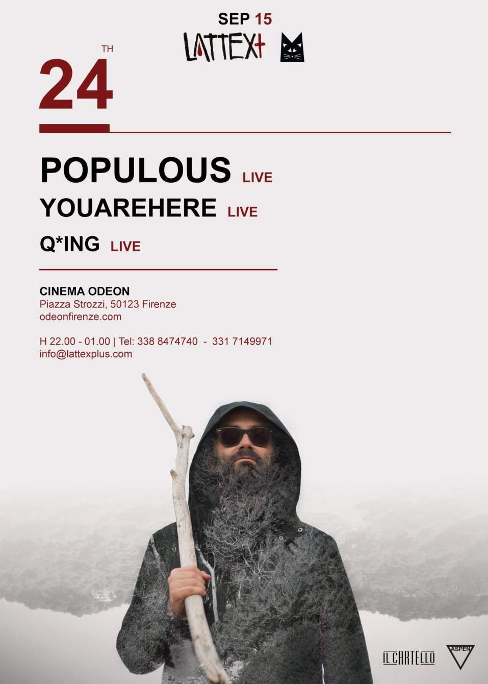 Lattex on Theater & Feline Funk with Populous and Youarehere - Página frontal