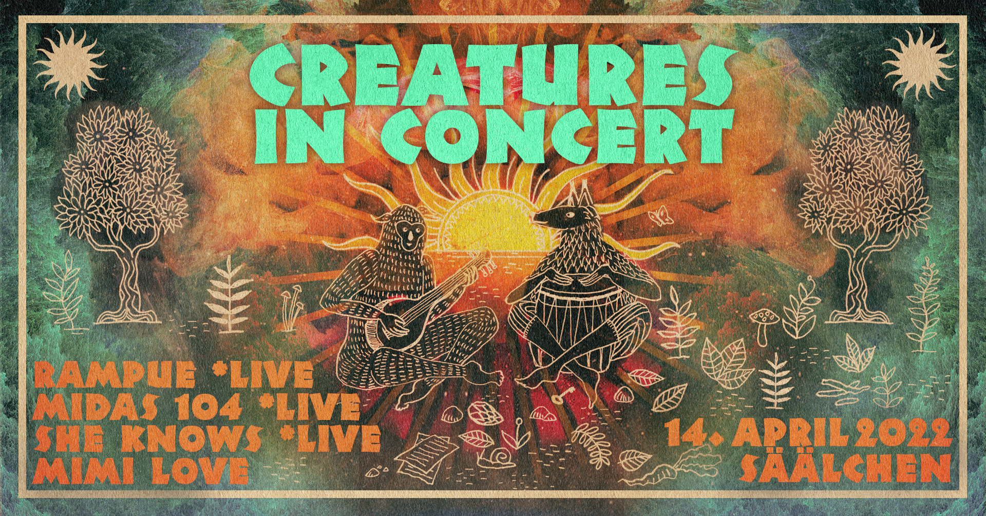 Creatures in Concert - フライヤー表