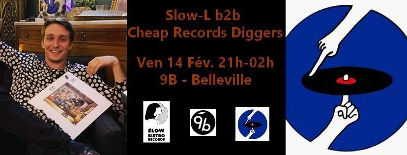 Slow-L b2b Cheap Records Diggers - Página frontal