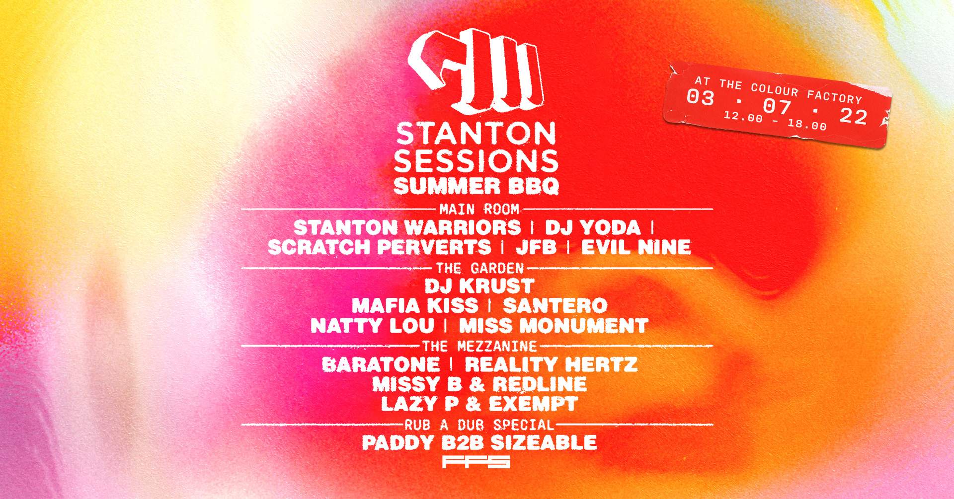 Stanton Sessions - Summer BBQ - フライヤー表