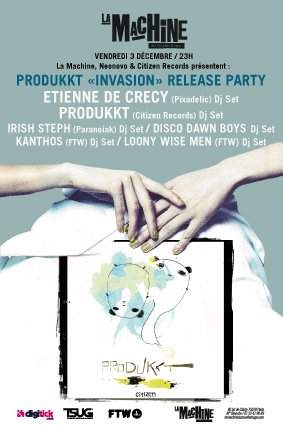 Produkkt Invasion Release Party Avec Etienne De Crecy Dj Set - Página frontal