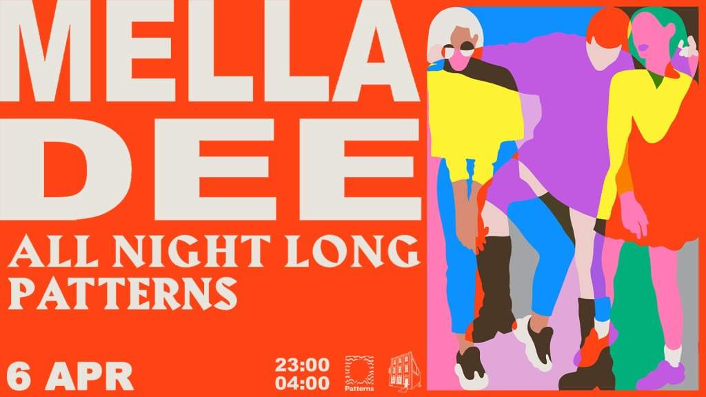 Mella Dee (All Night Long) - フライヤー表
