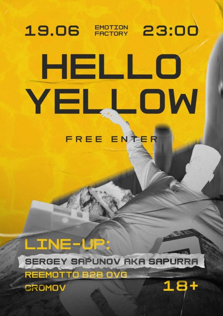 Hello Yellow - フライヤー表