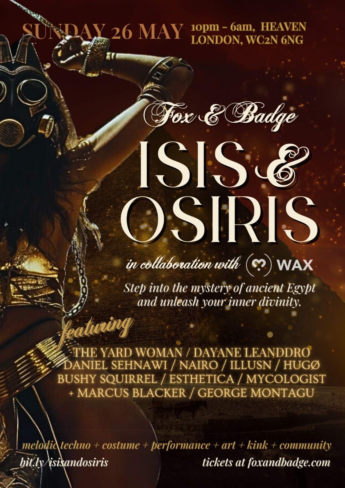 Fox&Badge presents Isis & Osiris - Página frontal
